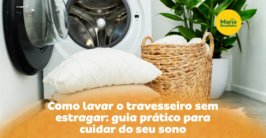 Confira o guia prático de como lavar o seu travesseiro sem estragar e ainda cuidar melhor do seu sono. Reprodução: Internet